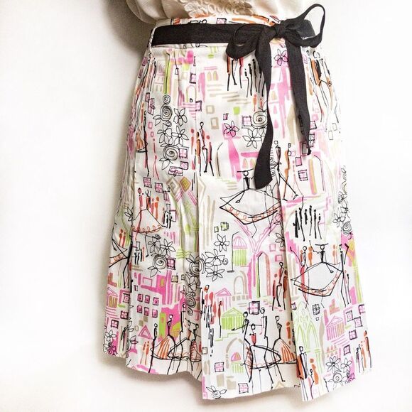 Grace Elements Retro Mod Pleated Skirt Sz 6P - Picture 2 of 11